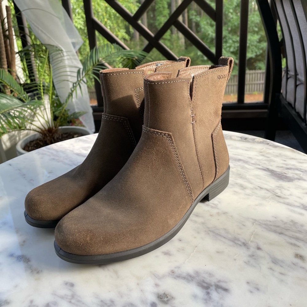 Ecco Women's brown leather Ankle Boots 5.5US (36EU)